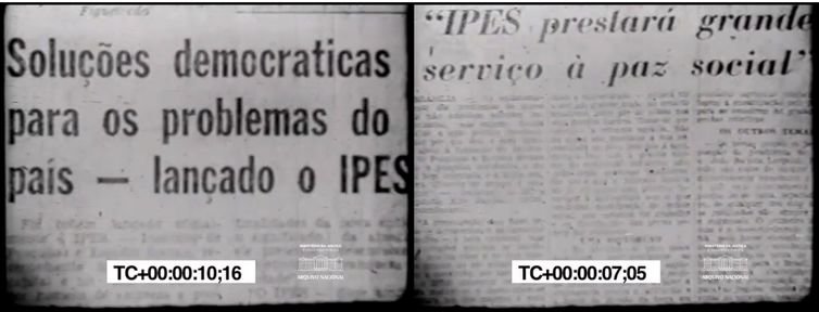 Recortes do Jornal Correio da Manha sobre CPI de 1963. Foto: Acervo Hermeroteca da Biblioteca Nacional