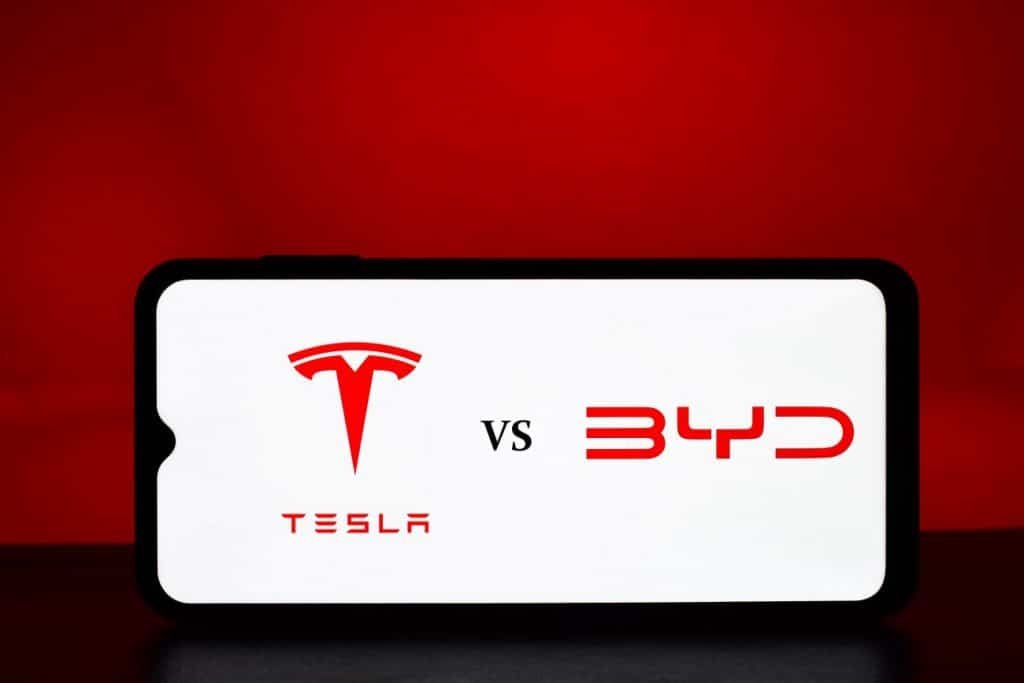 byd e tesla