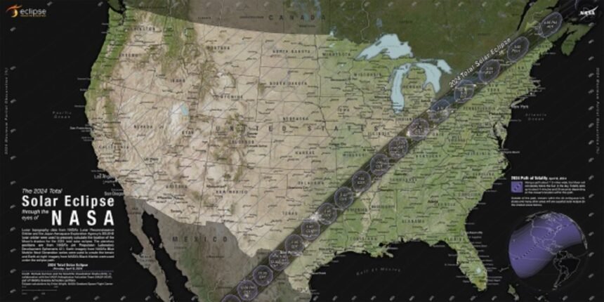 NASA vai “perseguir” eclipse de segunda-feira (8) com jatos; entenda