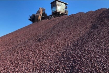 Produção de minério de ferro da Vale cresceu 6% no 1º trimestre, para 70,8 milhões de toneladas — Foto: Arquivo/Vale